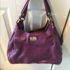 Purple purse